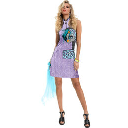 Oasis Collection: Chloe Print Sleeveless Quarter Zip Dress